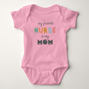 Meine Lieblingskrankenschwester Ist Meine Mama Süß Baby Strampler