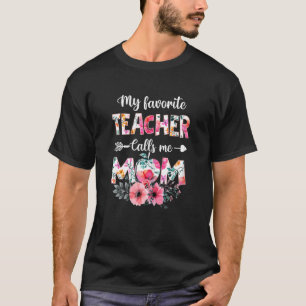 Meine Lieblingslehrerin nennt mich Mama Baseball T-Shirt