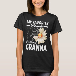 Meine Lieblingsmenschen nennen mich Granna Blumeng T-Shirt