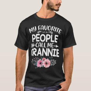 Meine Lieblingsmenschen nennen mich Grannie Floral T-Shirt
