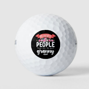 Meine Lieblingsmenschen nennen mich Granny Muttert Golfball