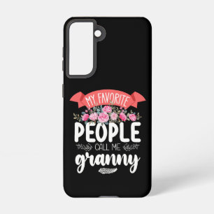 Meine Lieblingsmenschen nennen mich Granny Muttert Samsung Galaxy Hülle