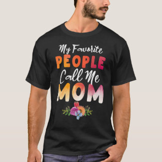 Meine Lieblingsmenschen nennen mich Mama Mama Mutt T-Shirt
