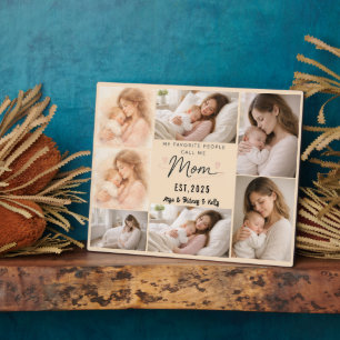 Meine Lieblingsmenschen nennen mich Mama Persona Fotoplatte