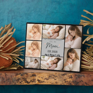 Meine Lieblingsmenschen nennen mich Mama Persona Fotoplatte