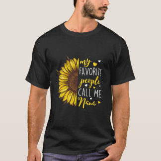 Meine Lieblingsmenschen nennen mich Nana Oma Mot T-Shirt