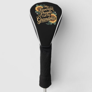 Meine Lieblingsmenschen nennen mich Oma am Muttert Golf Headcover