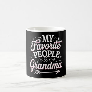 Meine Lieblingsmenschen nennen mich Oma am Muttert Kaffeetasse