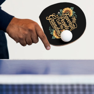 Meine Lieblingsmenschen nennen mich Oma am Muttert Tischtennis Schläger