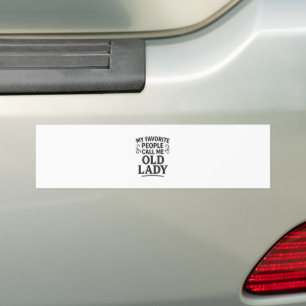Meine Lieblingsmenschen nennen mich Oma  Autoaufkleber