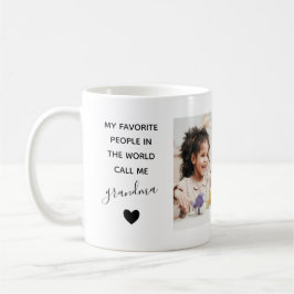 Meine Lieblingsmenschen nennen mich Oma-Fotosammlu Kaffeetasse