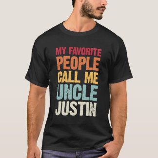 Meine Lieblingsmenschen nennen mich Onkel Justin P T-Shirt