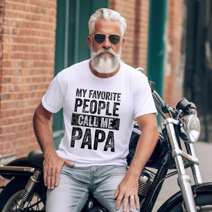 Meine Lieblingsmenschen nennen mich Papa Lustige T-Shirt