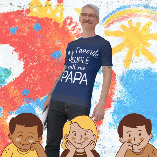 Meine Lieblingsmenschen nennen mich Papa T-Shirt