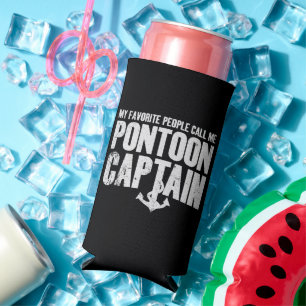 Meine Lieblingsmenschen nennen mich Ponton-Kapitän Selters Dosenkühler