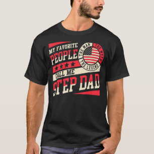 Meine Lieblingsmenschen nennen mich Stepdad Men Re T-Shirt