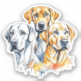 Meine Lieblingsmenschen sind Hunde Aufkleber