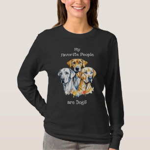 Meine Lieblingsmenschen sind Hunde T-Shirt