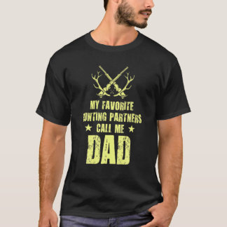 Meine Lieblingspartner nennen mich Vater Funny Hun T-Shirt