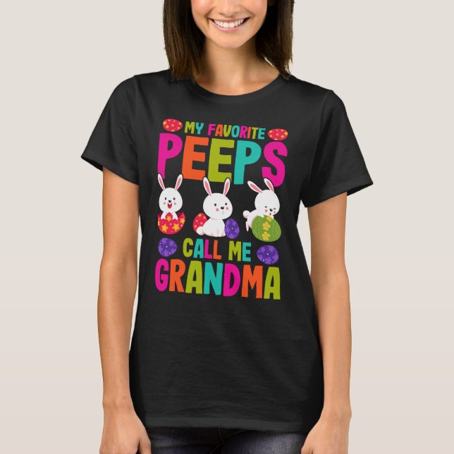 Meine Lieblingspfeifen nennen mich Oma Ostergesche T-Shirt (Vorderseite)