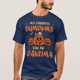 Meine Lieblingspumpkins nennen mich Grandma Pumpki T-Shirt