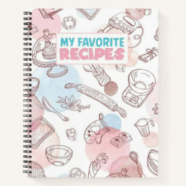 Meine Lieblingsrezepte Notizbuch