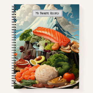 Meine Lieblingsrezepte Spiralgebundene Rezept Notizbuch