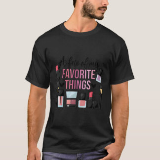 Meine Lieblingssachen bilden sich zusammen T-Shirt