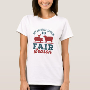 Meine Lieblingssaison ist Fair Season Landkreis Fa T-Shirt