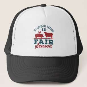 Meine Lieblingssaison ist Fair Season Landkreis Fa Truckerkappe