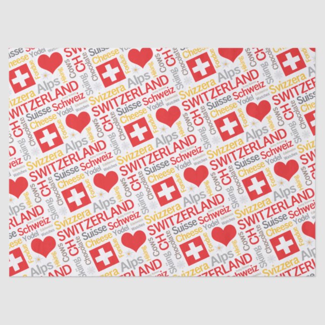 Meine Lieblingsschweizer Seidenpapier (Vorderseite)