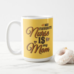 Meine Lieblingsschwester ist meine Mama Retro Vibe Kaffeetasse