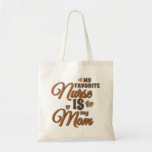 Meine Lieblingsschwester ist meine Mama Retro Vibe Tragetasche