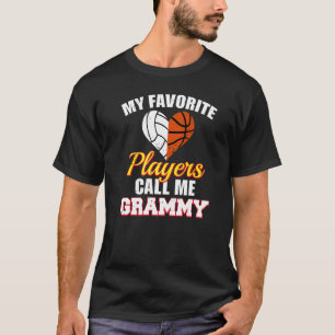 Meine Lieblingsspieler nennen mich Grammy Volleyba T-Shirt