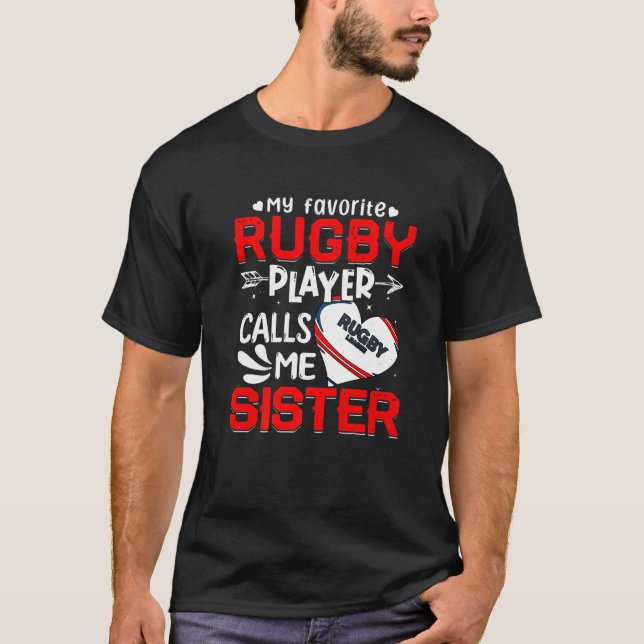 Meine Lieblingsspielerin nennt mich Schwester T-Shirt (Vorderseite)