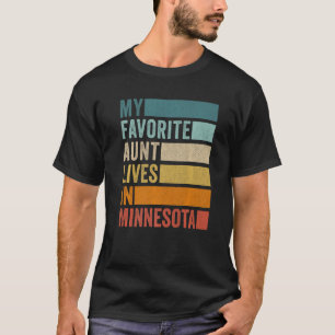 Meine Lieblingstante lebt in Minnesota Vintag T-Shirt