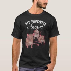 Meine Lieblingstierratte Haustier Besitzer Rodent  T-Shirt
