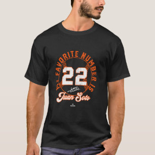 Meine Lieblingszahl ist 22 Juan Soto New York Base T-Shirt