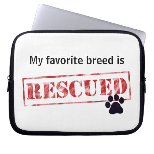 Meine Lieblingszucht wird gerettet Laptopschutzhülle