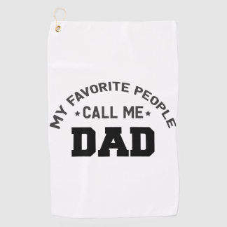 Meine LieblLeute nennen mich Vater Golfhandtuch