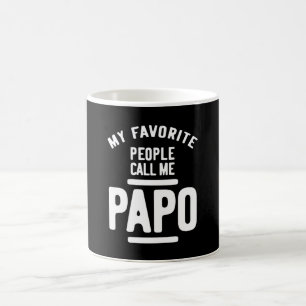 Meine Liebsten nennen mich Papo Father Gift Kaffeetasse