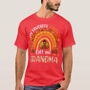 Meine liebsten Truthähne nennen mich Oma Erntedank T-Shirt