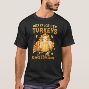 Meine liebsten Truthähne nennen mich Schulberater T-Shirt