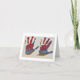 Meine Links Hand X zwei Karte
