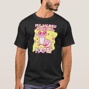Meine Lizard macht mich glücklich bei Gecko Lizard T-Shirt