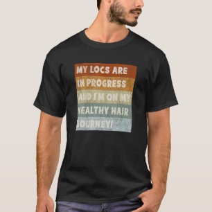 Meine Locations sind in Progress Retro-Reise T-Shirt