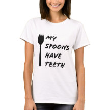 Meine Löffel haben das Shirt der Frauen
