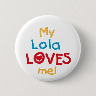 Meine Lola Lieben Ich T - Shirt und Geschenke Button