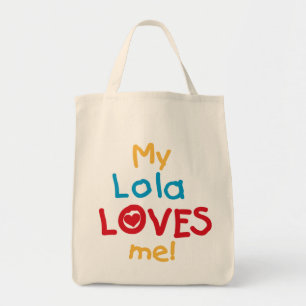 Meine Lola Lieben Ich T - Shirt und Geschenke Tragetasche