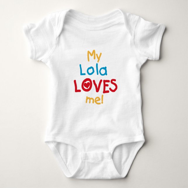 Meine Lola Lieben ich T - Shirts und Geschenke (Vorderseite)